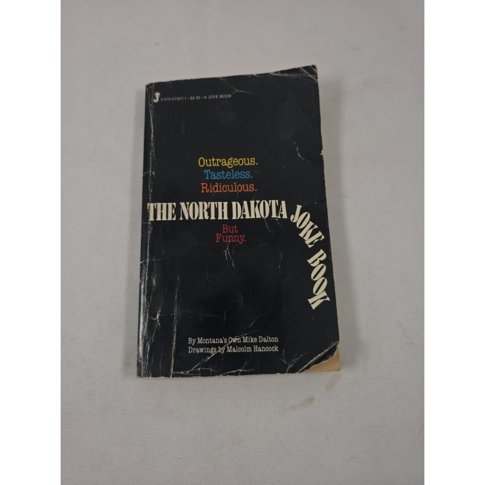 The North Dakota Joke Book Mike Dalton 1983 Jove Vintage Humor Paperback